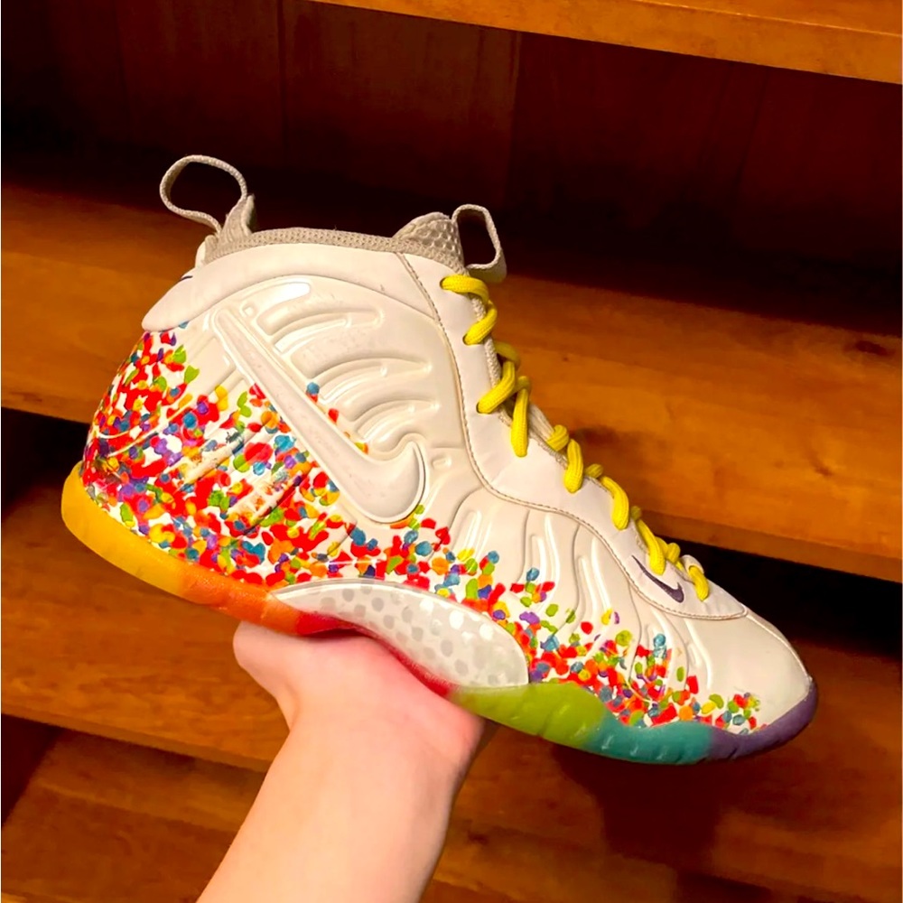 Nike foamposite pro fruity pebbles